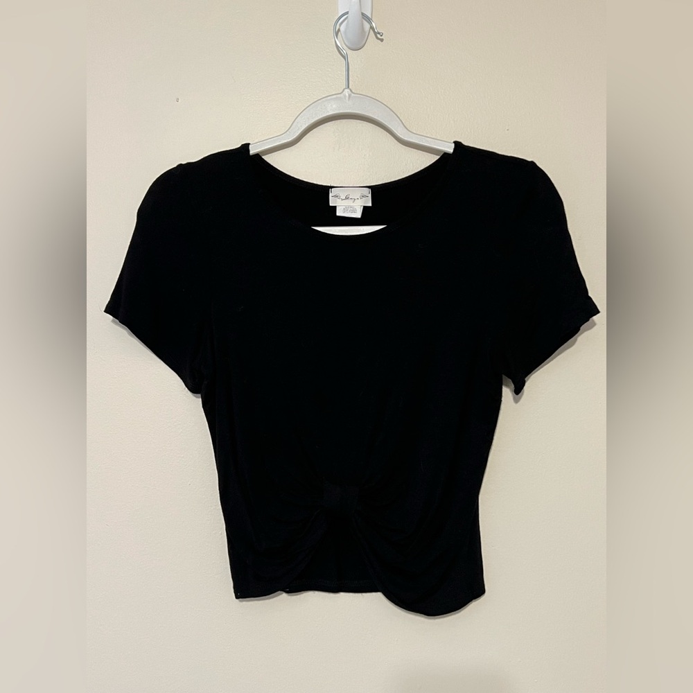 Women’s Black Crop Top